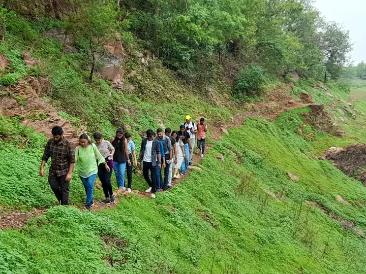 Guided hillside nature trek at Bakor nature experiences